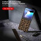 For Motorola Razr 50 Black Edge Leopard Phone Case(Leopard Print) - 2