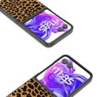 For Motorola Razr 50 Ultra Black Edge Leopard Phone Case(Leopard Print) - 2