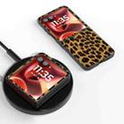 For Motorola Razr 60 Ultra Black Edge Leopard Phone Case(Leopard Print) - 2