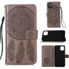 For iPhone 12 mini Dream Catcher Printing Horizontal Flip Leather Case with Holder & Card Slots & Wallet & Lanyard(Grey) - 1