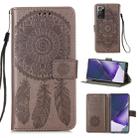 For Samsung Galaxy Note20 Ultra Dream Catcher Printing Horizontal Flip Leather Case with Holder & Card Slots & Wallet & Lanyard(Brown) - 1