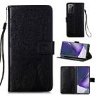 For Samsung Galaxy Note20 Ultra Dream Catcher Printing Horizontal Flip Leather Case with Holder & Card Slots & Wallet & Lanyard(Black) - 1