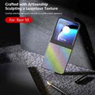 For Motorola Razr 50 Diamond Series Black Edge Phone Case(Rainbow) - 2