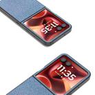 For Motorola Razr 60 Ultra Diamond Series Black Edge Phone Case(Sapphire Blue) - 3