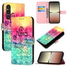 For Sony Xperia 1 V 3D Painting Horizontal Flip Leather Phone Case(Chasing Dreams) - 1