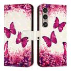 For Sony Xperia 1 VI 3D Painting Horizontal Flip Leather Phone Case(Rose Butterfly) - 2