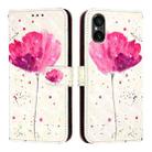 For Sony Xperia 5 VI 3D Painting Horizontal Flip Leather Phone Case(Flower) - 2