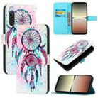 For Sony Xperia 10 V 3D Painting Horizontal Flip Leather Phone Case(Color Drop Wind Chimes) - 1