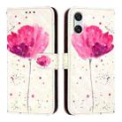 For Sony Xperia 10 VI 3D Painting Horizontal Flip Leather Phone Case(Flower) - 2