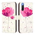 For Sony Xperia 10 IV 3D Painting Horizontal Flip Leather Phone Case(Flower) - 2