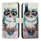 For Sony Xperia 10 IV 3D Painting Horizontal Flip Leather Phone Case(Grey Owl) - 2