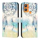 For Oukitel C33 3D Painting Horizontal Flip Leather Phone Case(Dream Wind Chimes) - 2