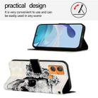 For Oukitel C33 3D Painting Horizontal Flip Leather Phone Case(Skull) - 3