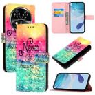 For Oukitel C37 3D Painting Horizontal Flip Leather Phone Case(Chasing Dreams) - 1