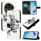 For Oukitel C37 3D Painting Horizontal Flip Leather Phone Case(Skull) - 1