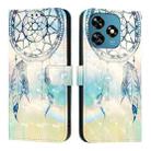 For Oukitel C51 3D Painting Horizontal Flip Leather Phone Case(Dream Wind Chimes) - 2