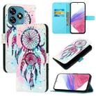 For Oukitel C51 3D Painting Horizontal Flip Leather Phone Case(Color Drop Wind Chimes) - 1