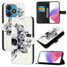 For Oukitel C51 3D Painting Horizontal Flip Leather Phone Case(Skull) - 1