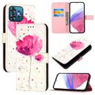 For Oukitel C53 3D Painting Horizontal Flip Leather Phone Case(Flower) - 1
