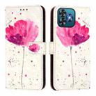 For Oukitel C53 3D Painting Horizontal Flip Leather Phone Case(Flower) - 2