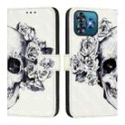 For Oukitel C53 3D Painting Horizontal Flip Leather Phone Case(Skull) - 2