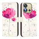 For Oukitel C57s 3D Painting Horizontal Flip Leather Phone Case(Flower) - 2