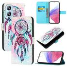 For Blackview A52 3D Painting Horizontal Flip Leather Phone Case(Color Drop Wind Chimes) - 1