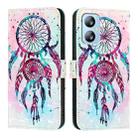 For Blackview A52 3D Painting Horizontal Flip Leather Phone Case(Color Drop Wind Chimes) - 2