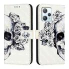 For Blackview A53 3D Painting Horizontal Flip Leather Phone Case(Skull) - 2