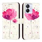 For Blackview Color 8 3D Painting Horizontal Flip Leather Phone Case(Flower) - 2