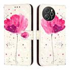 For Blackview Shark 8 3D Painting Horizontal Flip Leather Phone Case(Flower) - 2