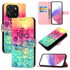 For Blackview Wave 6C 3D Painting Horizontal Flip Leather Phone Case(Chasing Dreams) - 1