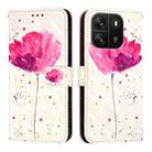 For Blackview Wave 6C 3D Painting Horizontal Flip Leather Phone Case(Flower) - 2