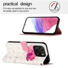 For Blackview Wave 6C 3D Painting Horizontal Flip Leather Phone Case(Flower) - 3