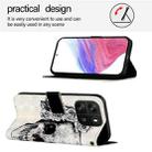 For Blackview Wave 6C 3D Painting Horizontal Flip Leather Phone Case(Skull) - 3