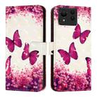 For Asus Zenfone 11 Ultra 3D Painting Horizontal Flip Leather Phone Case(Rose Butterfly) - 2