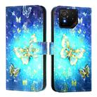 For Asus ROG Phone 9 / 9 Pro 3D Painting Horizontal Flip Leather Phone Case(Golden Butterfly) - 2