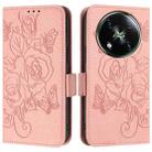 For itel RS4 Embossed Rose RFID Anti-theft Leather Phone Case(Pink) - 2