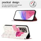 For HTC U24 Pro 3D Painting Horizontal Flip Leather Phone Case(Flower) - 3