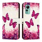 For Ulefone Note 14 3D Painting Horizontal Flip Leather Phone Case(Rose Butterfly) - 2