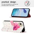 For Sharp Aquos wish4 3D Painting Horizontal Flip Leather Phone Case(Flower) - 3