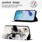 For Sharp Aquos wish4 3D Painting Horizontal Flip Leather Phone Case(Skull) - 3