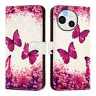 For Sharp Aquos Sense9 3D Painting Horizontal Flip Leather Phone Case(Rose Butterfly) - 2
