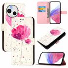 For Sharp Aquos Sense9 3D Painting Horizontal Flip Leather Phone Case(Flower) - 1