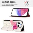 For Sharp Aquos Sense9 3D Painting Horizontal Flip Leather Phone Case(Flower) - 3