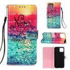 For iPhone 12 mini 3D Painting Horizontal Flip Leather Case with Holder & Card Slot & Wallet & Lanyard(Chasing Dreams) - 1
