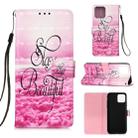 For iPhone 12 / 12 Pro 3D Painting Horizontal Flip Leather Case with Holder & Card Slot & Wallet & Lanyard(Beautiful) - 1