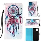 For iPhone 12 / 12 Pro 3D Painting Horizontal Flip Leather Case with Holder & Card Slot & Wallet & Lanyard(Wind Chimes) - 1