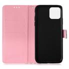 For iPhone 12 Pro Max 3D Painting Horizontal Flip Leather Case with Holder & Card Slot & Wallet & Lanyard(Rose Red Butterfly) - 4