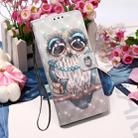 For Samsung Galaxy Note20 3D Painting Horizontal Flip Leather Case with Holder & Card Slot & Wallet & Lanyard(Owl) - 7